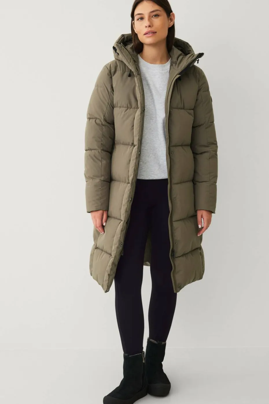 Áhkká Kåpe Warm Mid Length Parka W