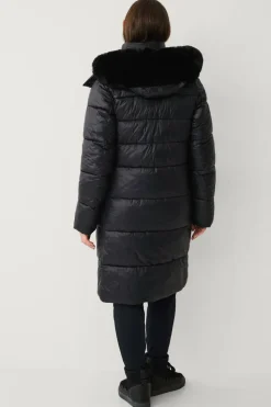 Áhkká Parka Gold Shiny Parka w Detachable Hood