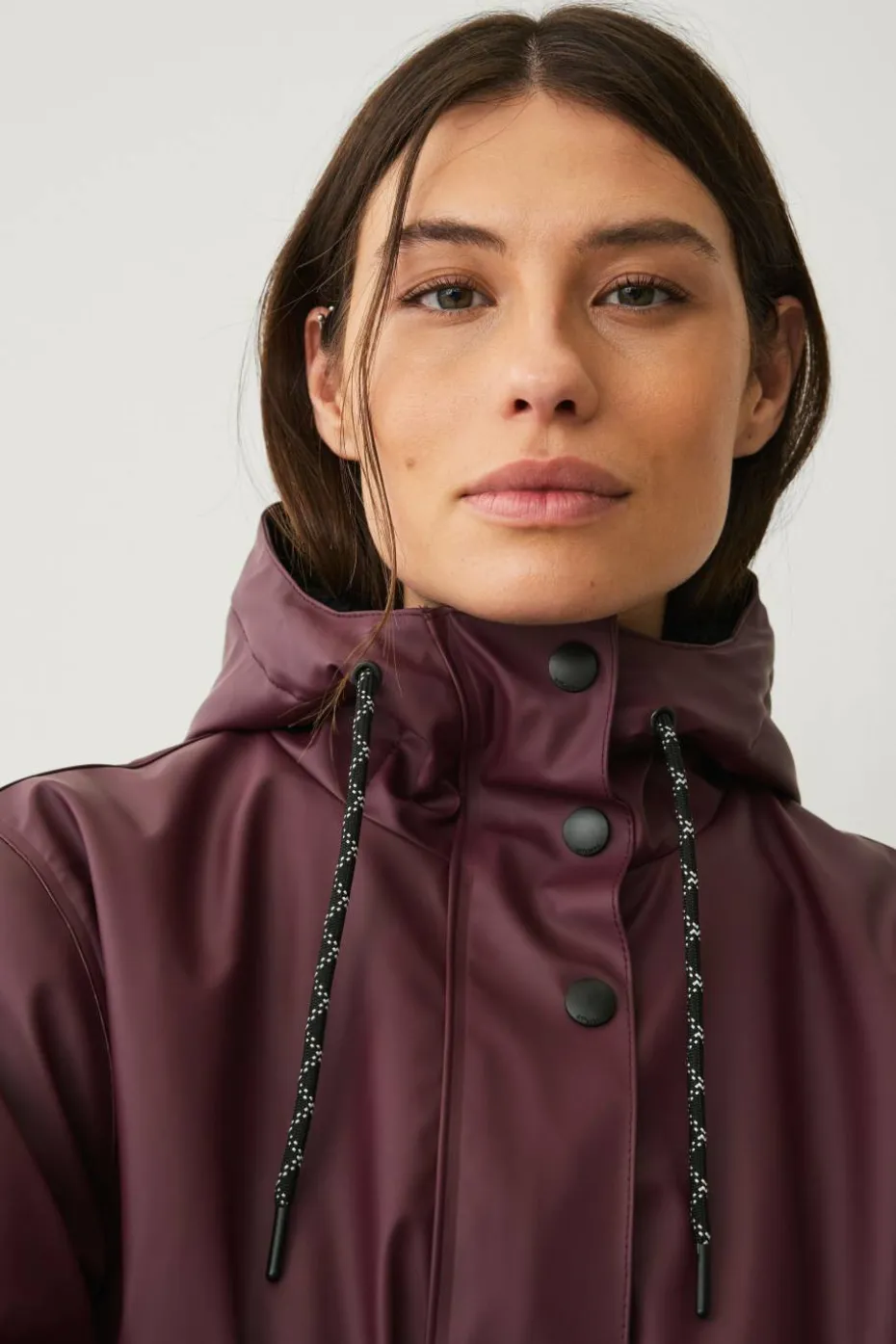 Áhkká Regnparkas Padded PU W