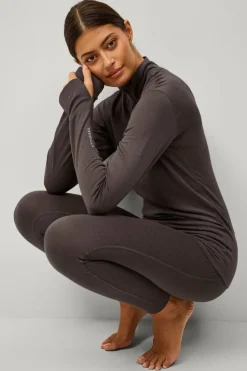 Áhkká Termisk topp Merino Wool LS Halfzip W
