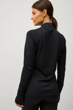 Áhkká Termisk topp Merino Wool LS Halfzip W