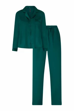 Hunkemöller Pysjsett PJ LS Satin Minimal