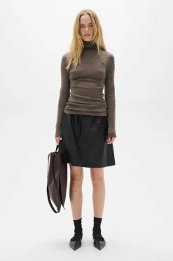InWear Skinn skjørt WookIW Short