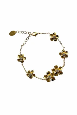 IOAKU Armbånd LA Fleur Thin Bracelet Gold Stainless Steel