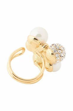 IOAKU Ring Berry Pearl Crystal Maxi Ring