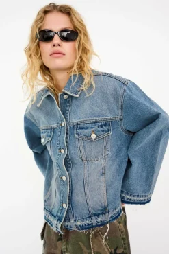 IVY Copenhagen Denim jakke Ivy-Boa Denim Jacket Wash Watford
