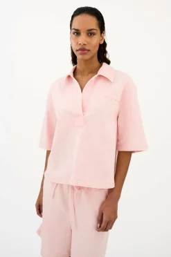 IVY Copenhagen Denimskjorte Ivy-opera Oversize Polo Shirt Wash