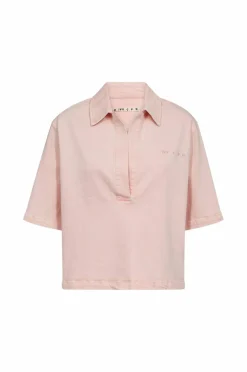 IVY Copenhagen Denimskjorte Ivy-opera Oversize Polo Shirt Wash