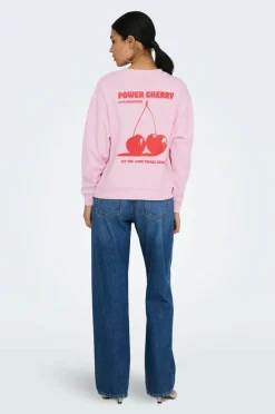 JDY Collegegenser jdyNanna Life L/S Text Jrs DI