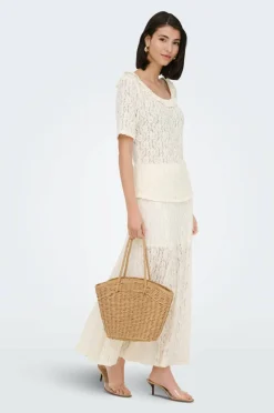 JDY Skjørt jdyGallas Long Lace Skirt Jrs