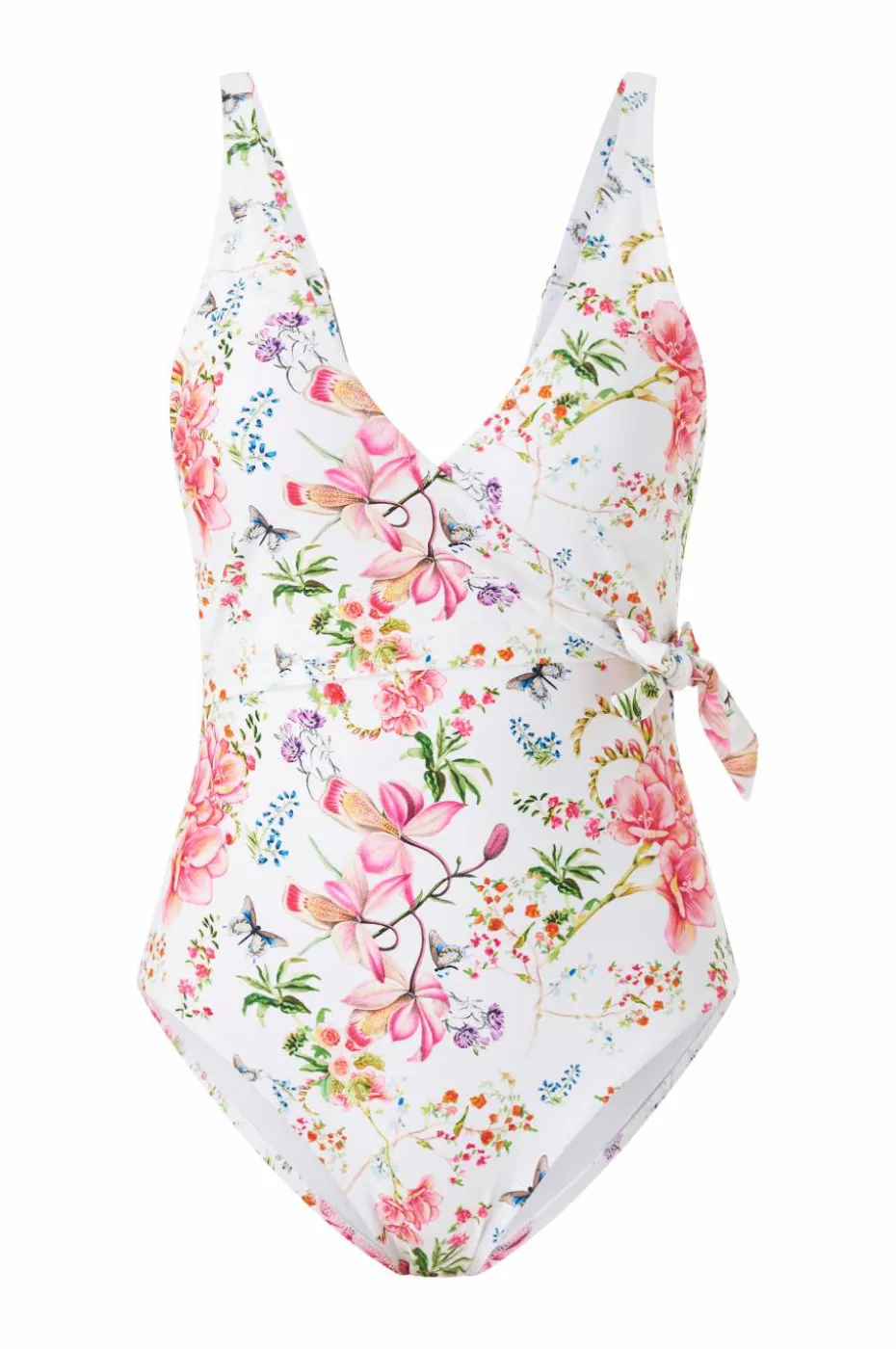 KAANDA Beach life Badedrakt Wrap Onepiece w Fix Cups And Adjustable Strapes