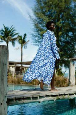 KAANDA Beach life Strandkjole Cheetah Shirt Dress