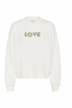 KAFFE Collegegenser kaLila Sweatshirt