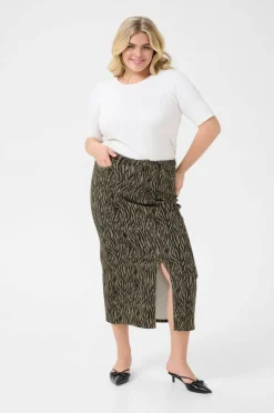 KAFFE Curve Denim skjørt kaLeonoma Denim Skirt