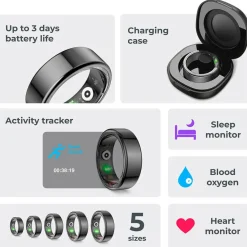 KSIX Smart Ring Saturn - S