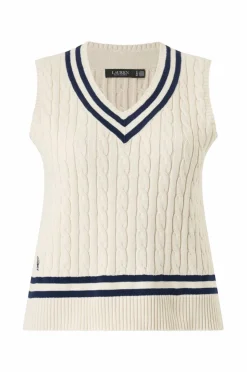 Lauren Ralph Lauren Curve Vest Gassed Cotton