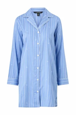 Lauren Ralph Lauren Pysjamasskjorte Lrl L/S Notch Collar Sleepshirt