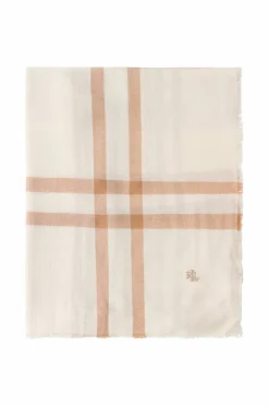 Lauren Ralph Lauren Skjerf Polyester Blend-lght Wght WV Sqr Scf