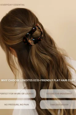 Lenoites Flat Hair Clip