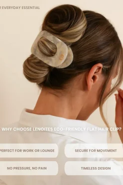 Lenoites Flat Hair Clip