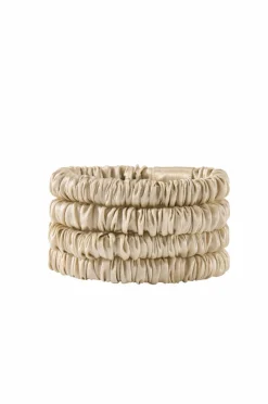 Lenoites Mulberry Silk Skinny Scrunchies