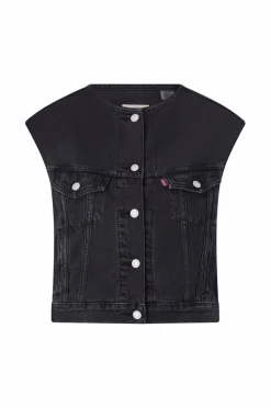 Levi's Jeansvest Collarless Shrunken 90s
