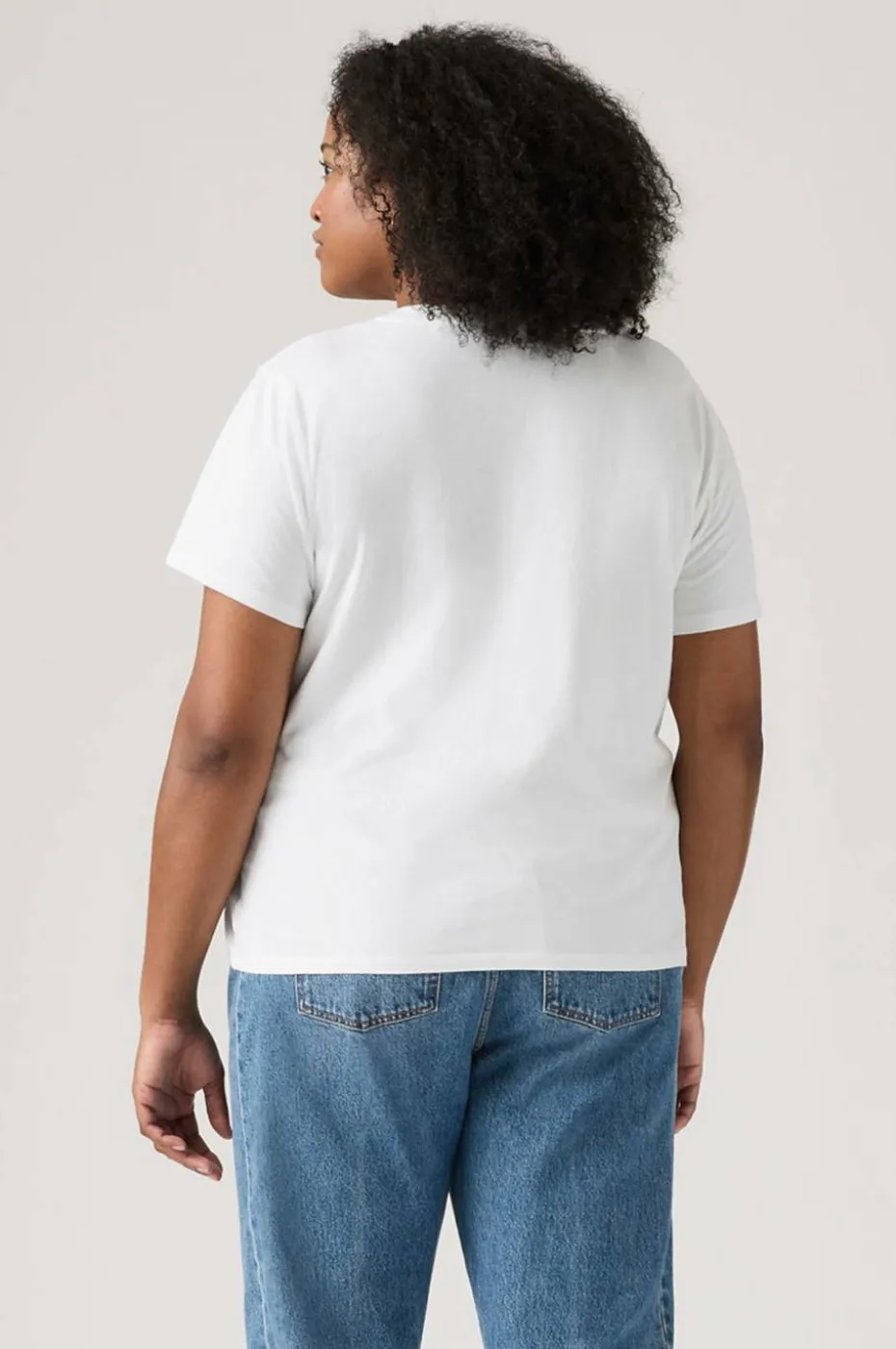 Levi's Plus Topp PL V Neck Tee Raita Stripe Cav