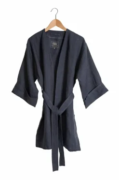 Lovely Linen Kimono Lovely Long i vasket lin