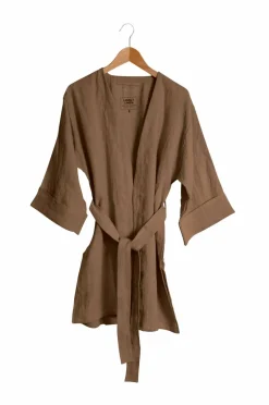 Lovely Linen Kimono Lovely Long i vasket lin