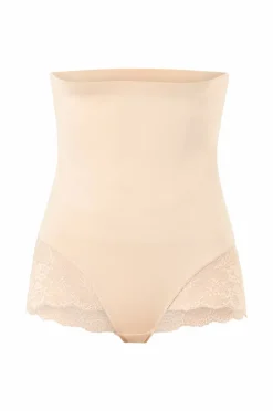 Maidenform Shapingtruse Hi Waist Lace Brief Medium Shape - medium support