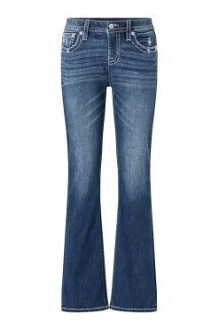 Miss Me Jeans Angel Kisses Bootcut Jeans