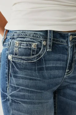 Miss Me Jeans Charmeine Wings Bootcut