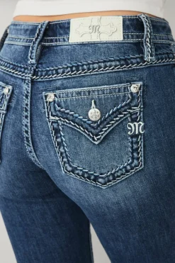 Miss Me Jeans Cleo Stitched Bootcut Jeans