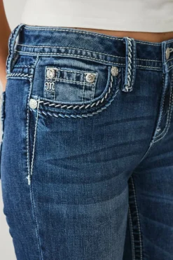 Miss Me Jeans Cleo Stitched Bootcut Jeans