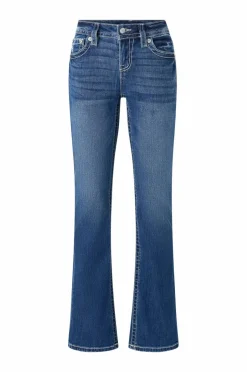Miss Me Jeans Wing Pocket Bootcut Jeans