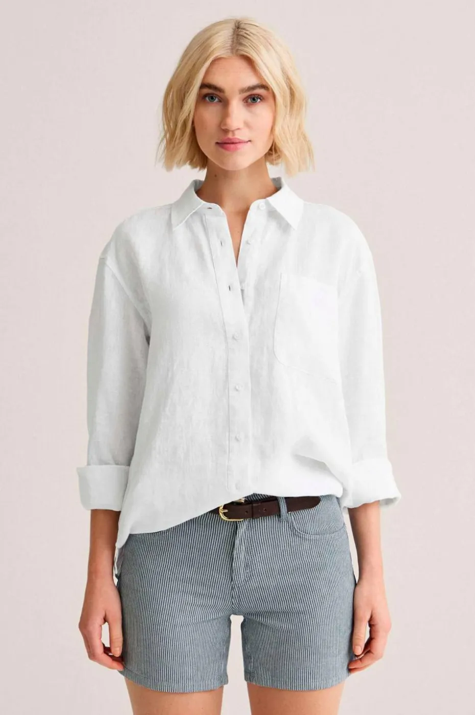 Newhouse Jeansshorts Stripete Milou