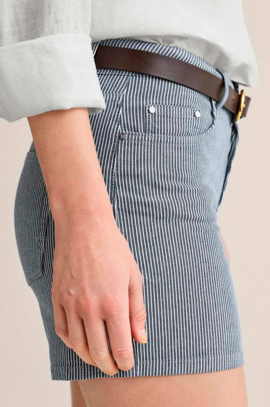Newhouse Jeansshorts Stripete Milou