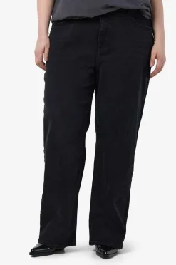 Noisy May Curve Jeans nmYolanda NW Wide Jns Blk Fwd Cur N