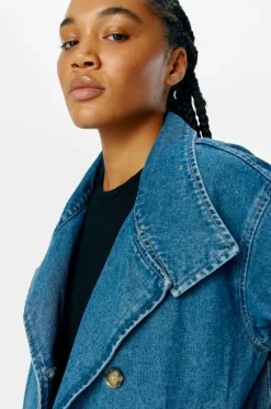 Object Denim jakke objTilla Gro L/S LO Denim Jacket