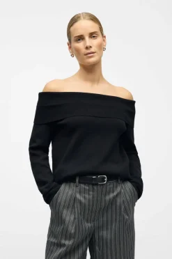 Object Pullover objReynard L/S RE Off Shoulder Knit