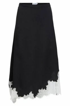 Object Skjørt objDalme MW Long Lace Skirt E AW FA