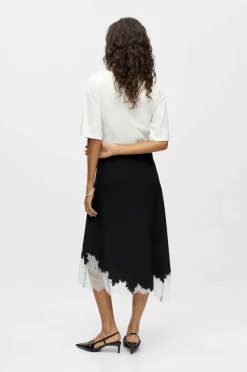 Object Skjørt objDalme MW Long Lace Skirt E AW FA