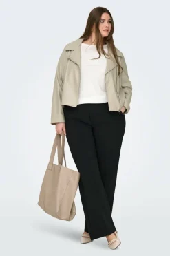 Only Carmakoma Biker jakke carCarmen Faux Leather Biker Otw NO