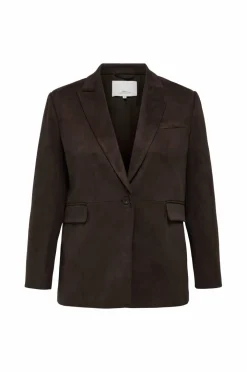 Only Carmakoma Dressjakke carYlva Life Faux Suede