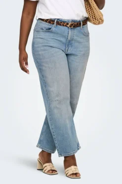 Only Carmakoma Jeans carrankie HW Crop Ankle Barrel Dnm