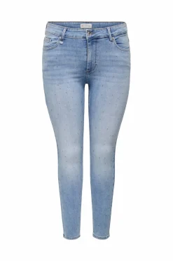 Only Carmakoma Jeans carWilly Reg SK Rhinst Jns Dnm