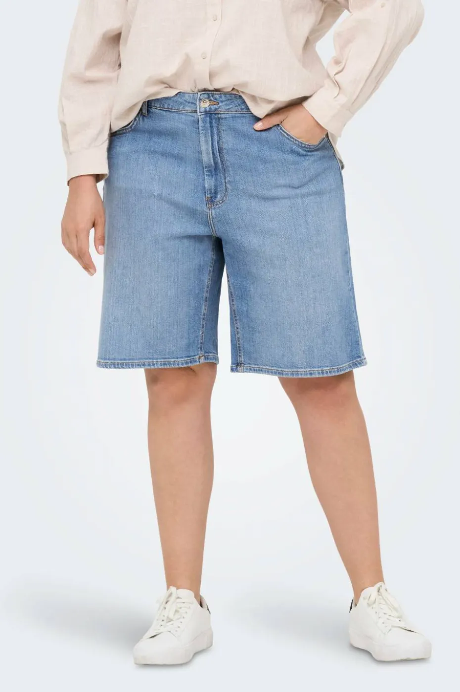 Only Carmakoma Jeans-shorts Carsonny HW Wide