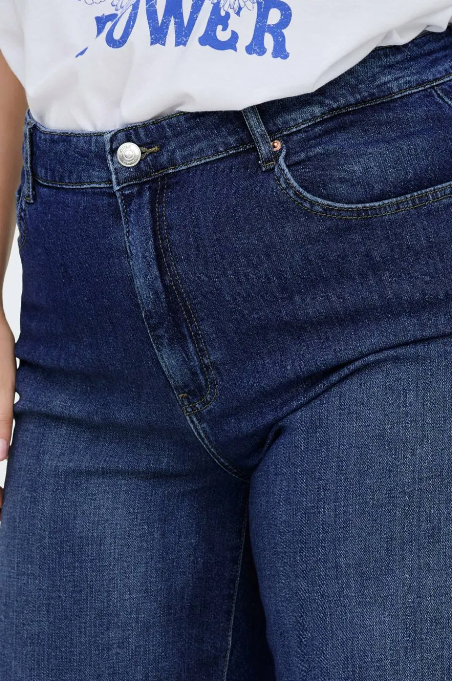 Only Carmakoma Jeans-shorts Carsonny HW Wide