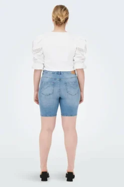 Only Carmakoma Jeans-shorts carLola Reg Dest Dnm Short