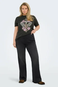 Only Carmakoma Jeggings caRoyal Mid Waist Flared Legging N